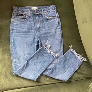 Madewell High-Rise Slim Boyjean jeans